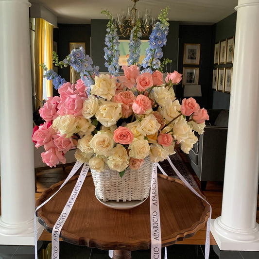 Floral Basket "Capri Caprice"
